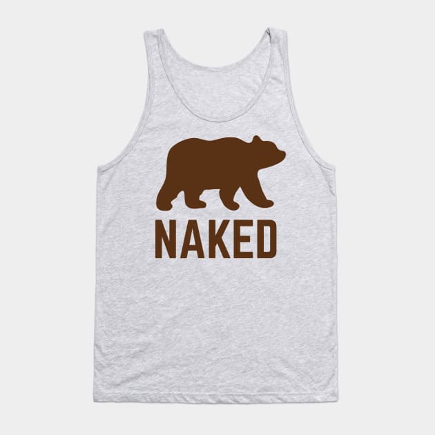 Bear Naked Tank Top by PodDesignShop